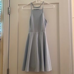 Lulus light blue halter dress
